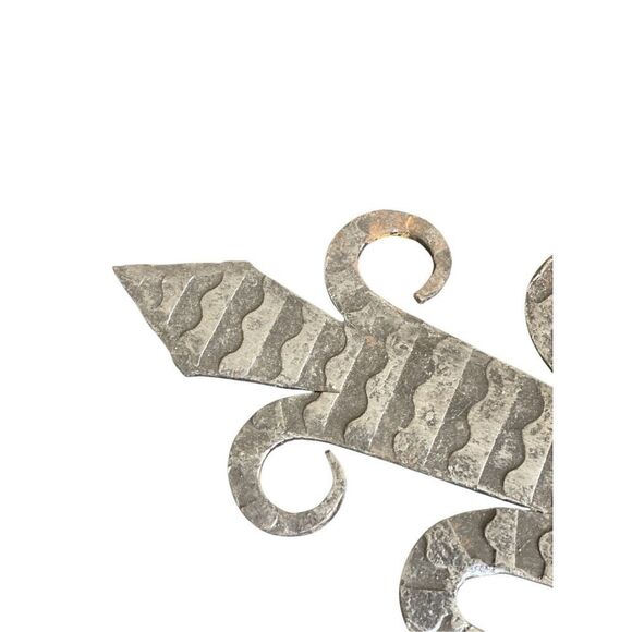 Vintage Gothic Medieval Forged Metal Dart 2 Arm Candle Wall Sconce Holder Candel - Picture 2 of 5